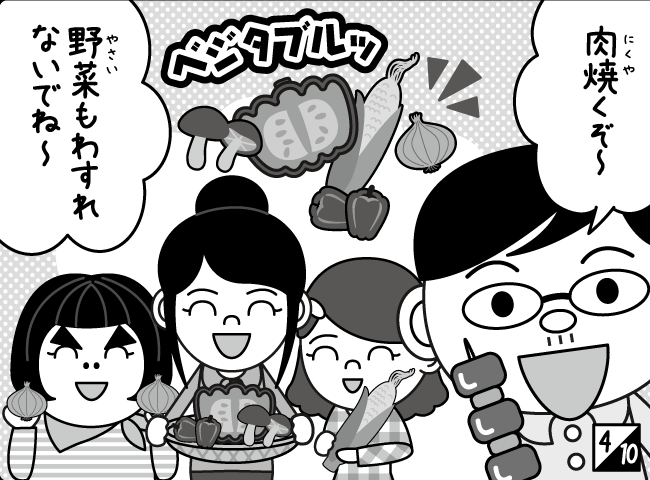 「くいしんぼうはだれ？」5ページ